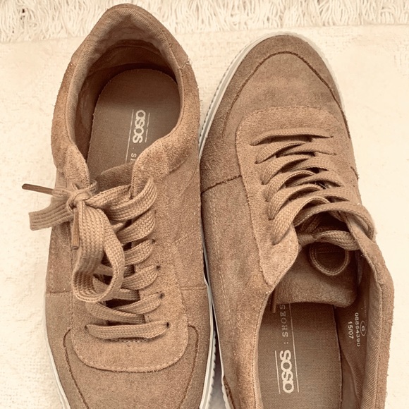 ASOS Suede Platform Sneakers - Picture 3 of 5